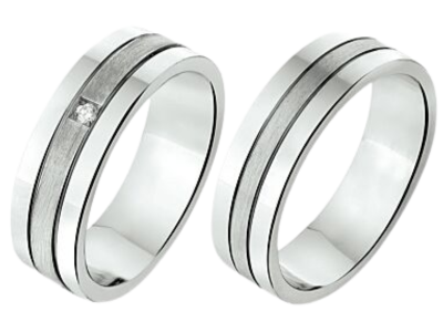 Zilveren ringen met Diamant