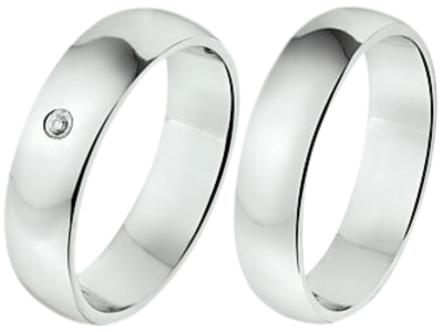 Zilveren ringen met Diamant