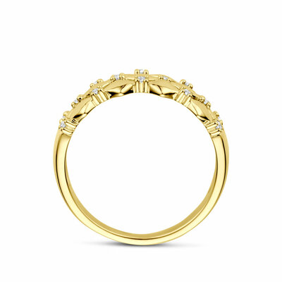 ring diamant 0.08ct h si