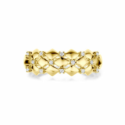 ring diamant 0.08ct h si
