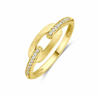 ring poli/mat diamant 0.08ct h si