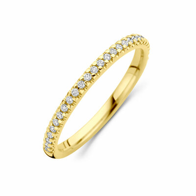 ring lab grown diamant 0.15ct h si