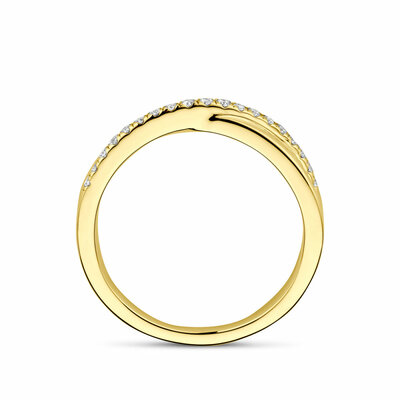 ring lab grown diamant 0.15ct h si