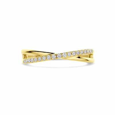 ring lab grown diamant 0.15ct h si