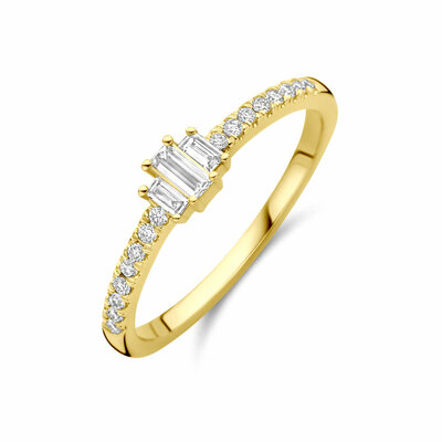ring lab grown diamant 0.21ct h si