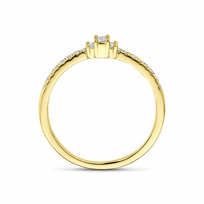 ring lab grown diamant 0.21ct h si
