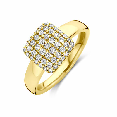 ring lab grown diamant 0.50ct h si