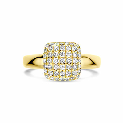 ring lab grown diamant 0.50ct h si