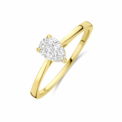 ring lab grown diamant 0.50ct h si