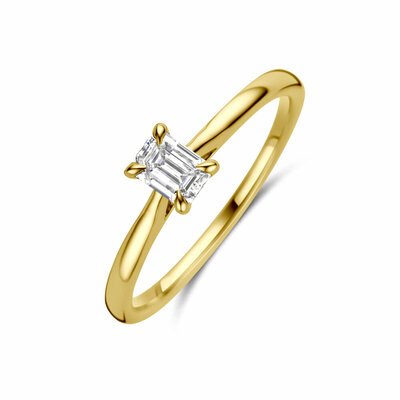ring lab grown diamant 0.50ct h si