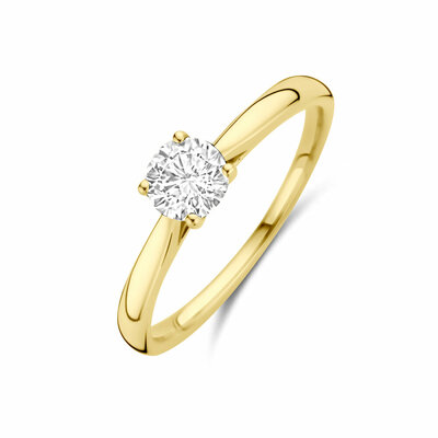 ring lab grown diamant 0.50ct h si