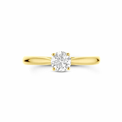 ring lab grown diamant 0.50ct h si