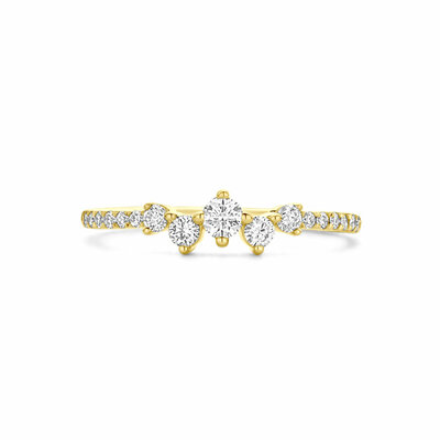 ring lab grown diamant 0.33ct h si