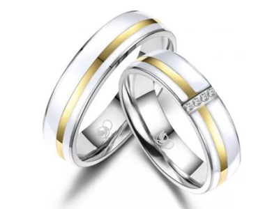 Stalen Ringen Bicolor