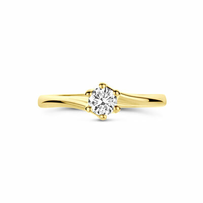 ring lab grown diamant 0.30ct g vs