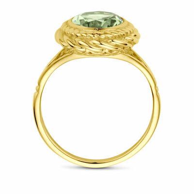 ring groen amethist