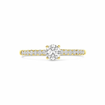 ring lab grown diamant 0.58ct g vs