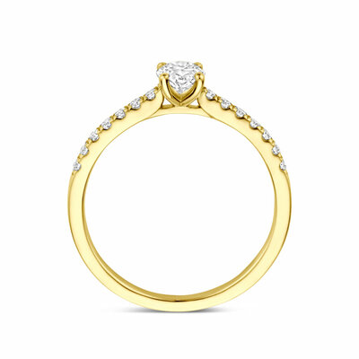 ring lab grown diamant 0.58ct g vs