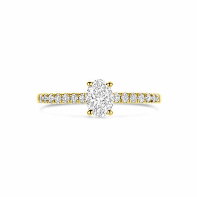 ring lab grown diamant 0.58ct g vs