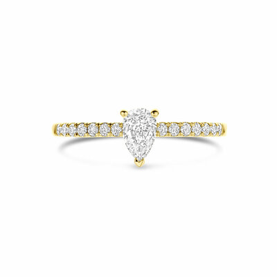 ring lab grown diamant 0.58ct g vs