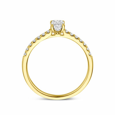 ring lab grown diamant 0.58ct g vs
