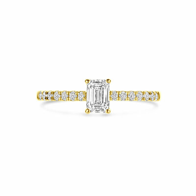 ring lab grown diamant 0.58ct g vs