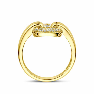 ring diamant 0.13ct h si
