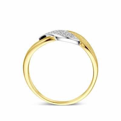 ring poli/mat diamant 0.08ct h si