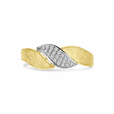 ring poli/mat diamant 0.08ct h si
