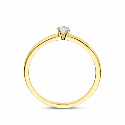 ring lab grown diamant 0.10ct g vs