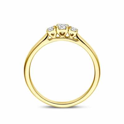 ring lab grown diamant 0.26ct g vs