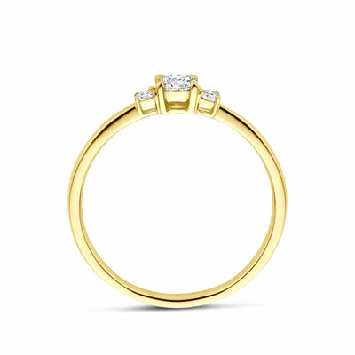 ring lab grown diamant 0.25ct h si