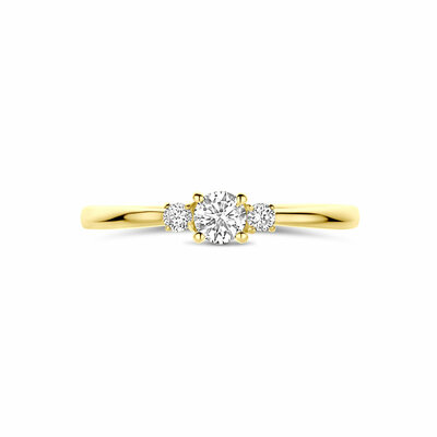 ring lab grown diamant 0.25ct h si