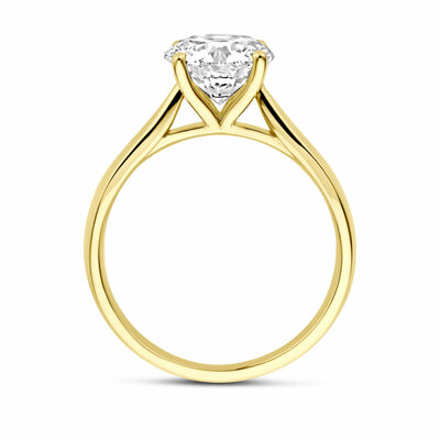 ring lab grown diamant 2.00ct h si