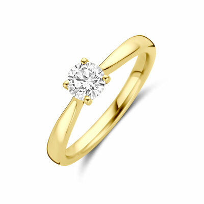 ring lab grown diamant 0.50ct h si
