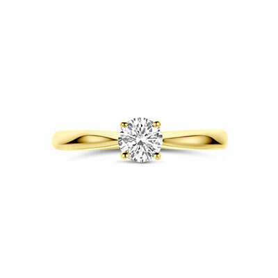 ring lab grown diamant 0.50ct h si
