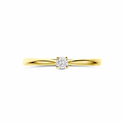 ring lab grown diamant 0.10ct h si