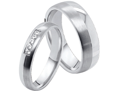 Trouwringen Staal/ Titanium