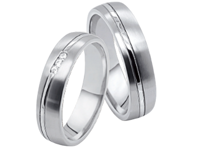 Trouwringen Staal/ Titanium
