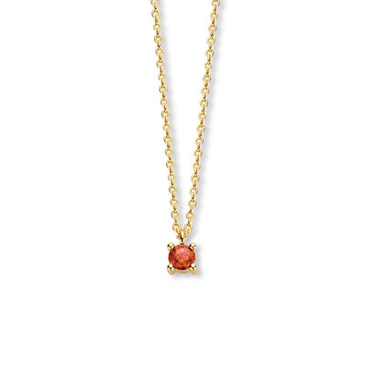 Collier met geboortesteen 40 - 42 - 44 cm