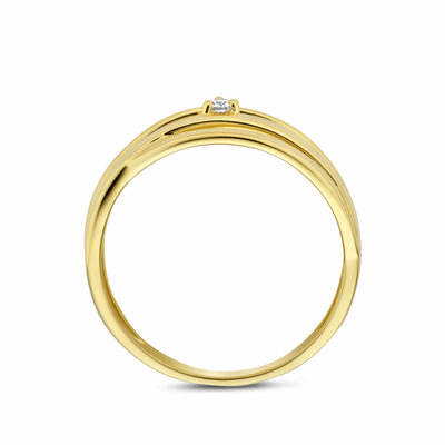 ring diamant 0.03ct h si