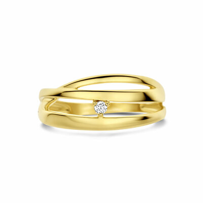 ring diamant 0.03ct h si