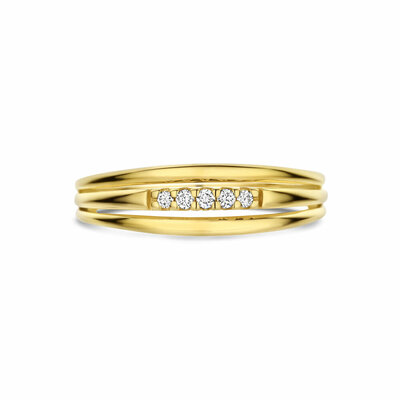 ring diamant 0.05ct h si