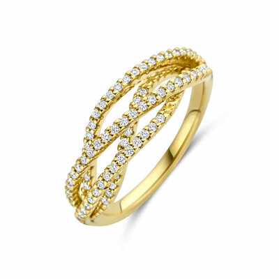 ring diamant 0.34ct h si