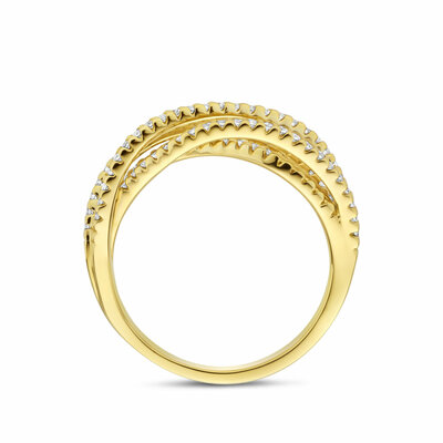 ring diamant 0.34ct h si