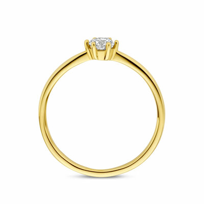 ring lab grown diamant 0.25ct f vs