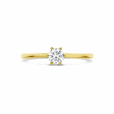 ring lab grown diamant 0.25ct f vs