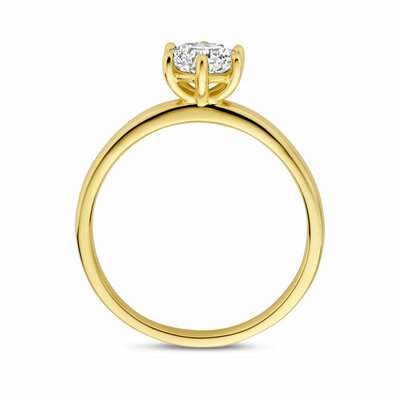 ring lab grown diamant 0.75ct f vs