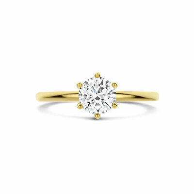 ring lab grown diamant 0.75ct f vs
