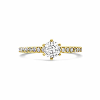 ring lab grown diamant 0.71ct f vs